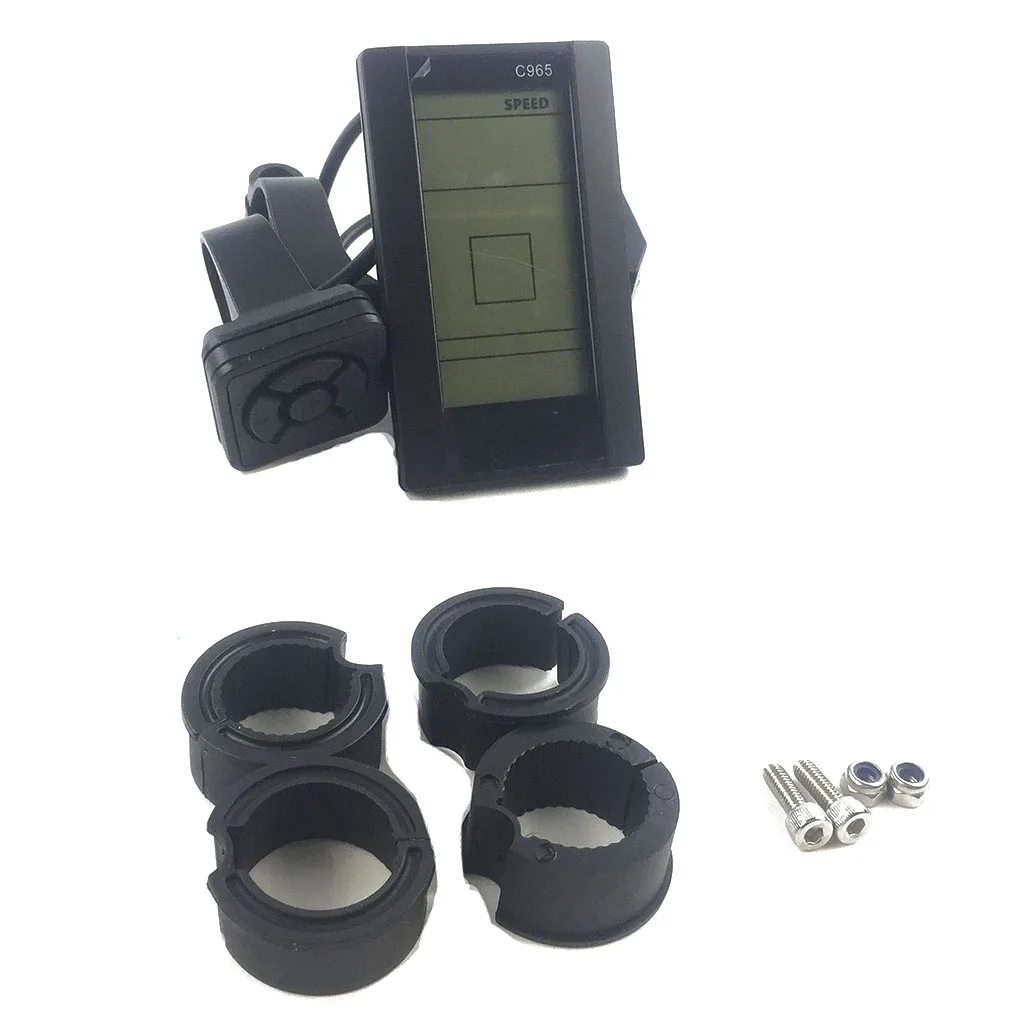 

Replacement For Bafang BBS01 BBS02 BBSHD Mid Drive Motor C965 Electric Bike LCD Display Control Panel Speed Meter