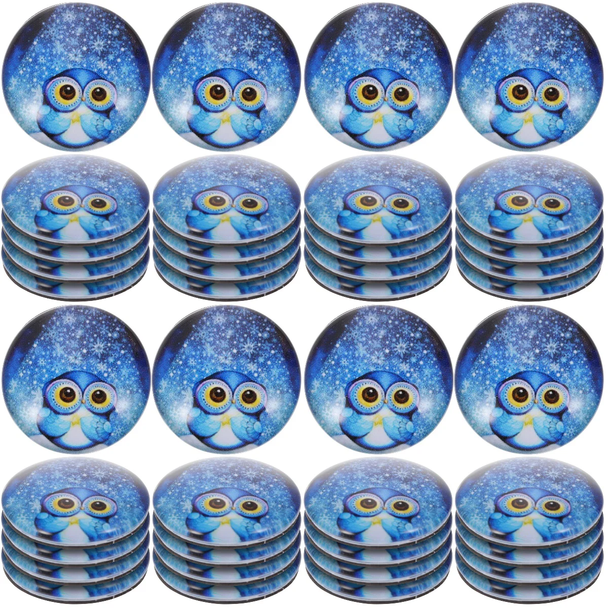 

40 Fridge Magnets Decorative Refrigerator Magnets Round Whiteboard Locker Magnets