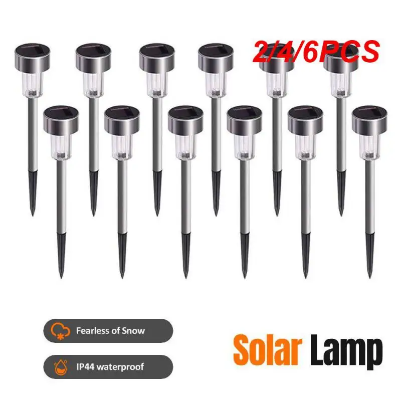 

2/4/6PCS 12Pack Solar Garden Light Outdoor Solar Powered Lamp Lanter Waterproof Landscape Lighting For Pathway Patio Yard Lawn