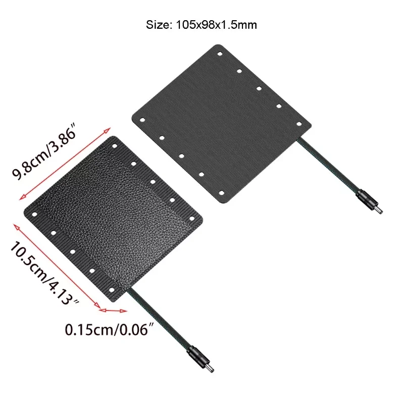 Easy Installation Electric Heated Pad for 12V Motorbike Handlebar Warmer Pads Motorcycle Modification Tool D7YA enlarge