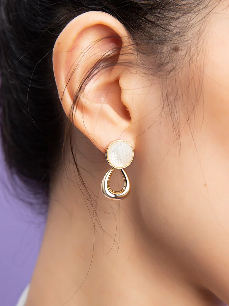 Элегантные серьги из стерлингового серебра в стиле ретро новинка 2024 популярные