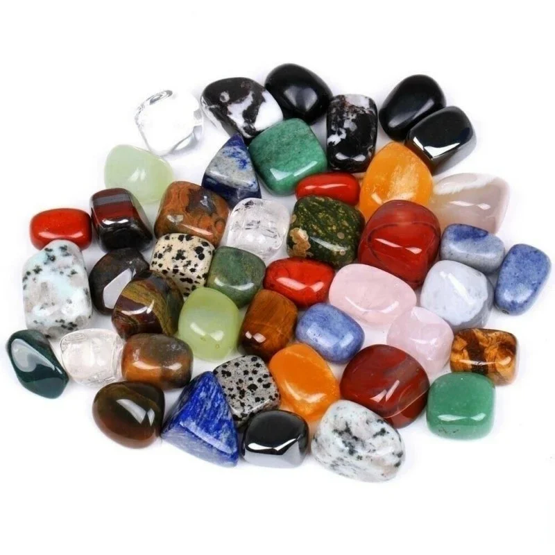 60g Bulk Assorted Mixed Tumbled Stone Lapis Crystal Aventurine Obsidian Gemstone Rock Minerals For Reiki Chakra Healing Beads images - 6