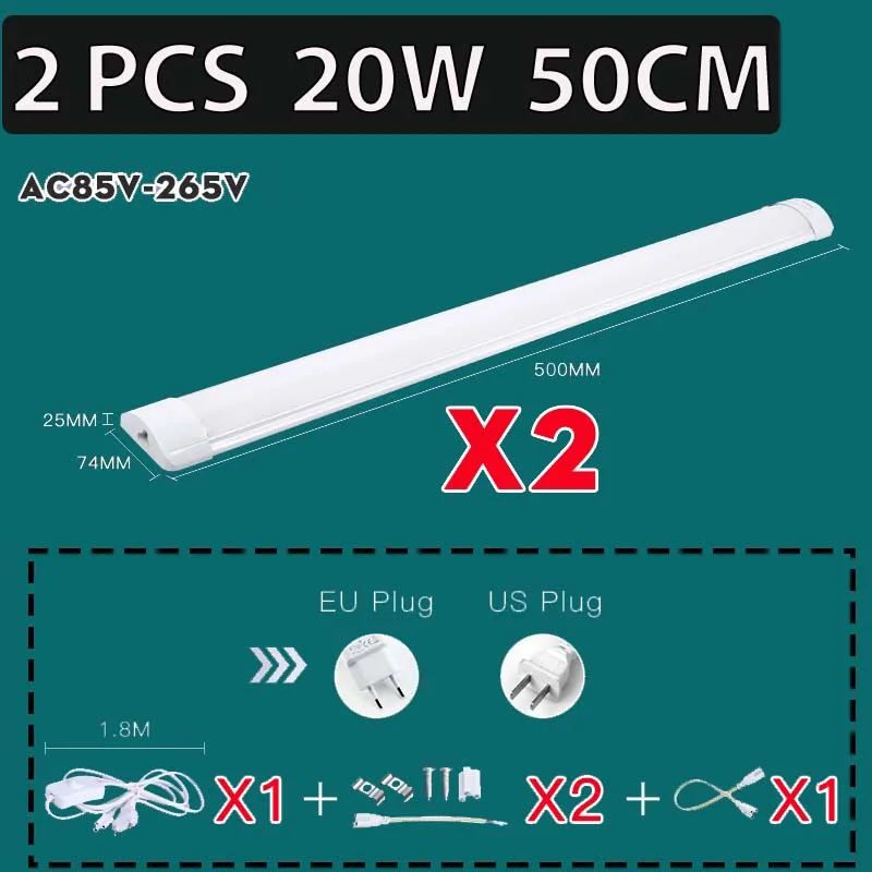 

Светодиодные лампы для кухонного шкафа, лампа, светодиодное освещение, 20 Вт, 10 Вт, настенный ламповый светильник Lampara, 110 В, 220 В, внутреннее освещение