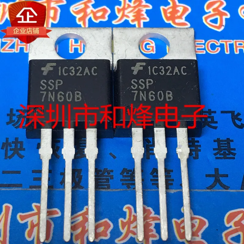 

Оригинал 5 шт./SSP7N60B TO-220 7A 600V
