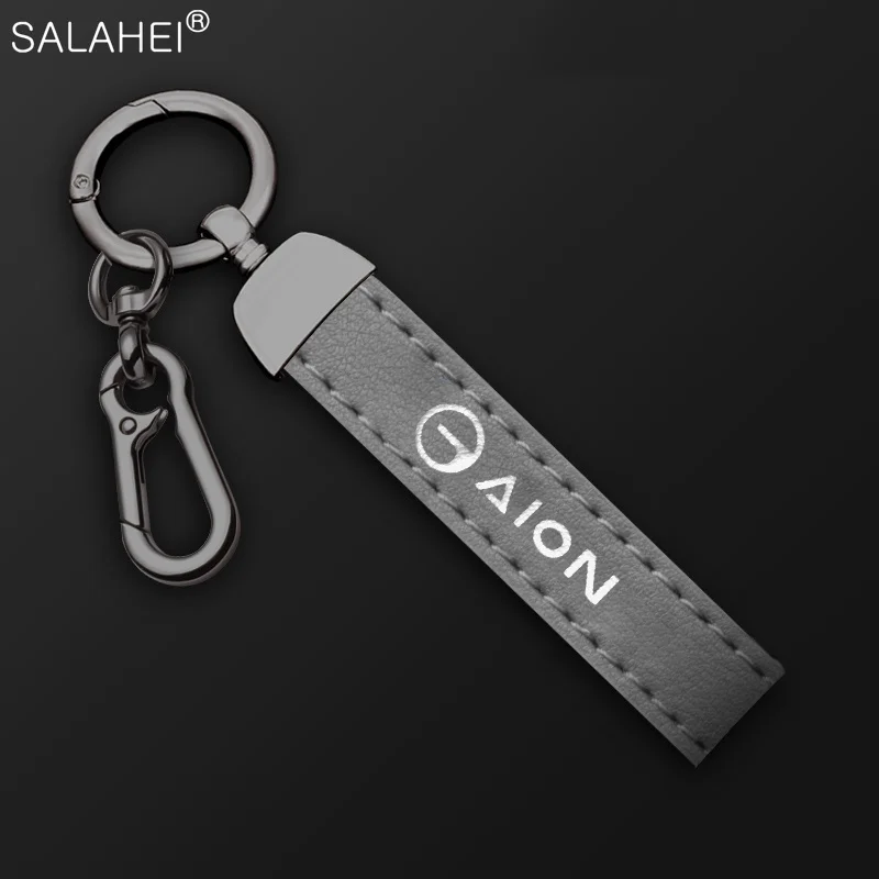 

Leather Car Styling Emblem Key Chain Keychain Rings Keyring For Gac New Energy Trumpchi Aion S V Y LX GE3 GA3S Auto Accessories