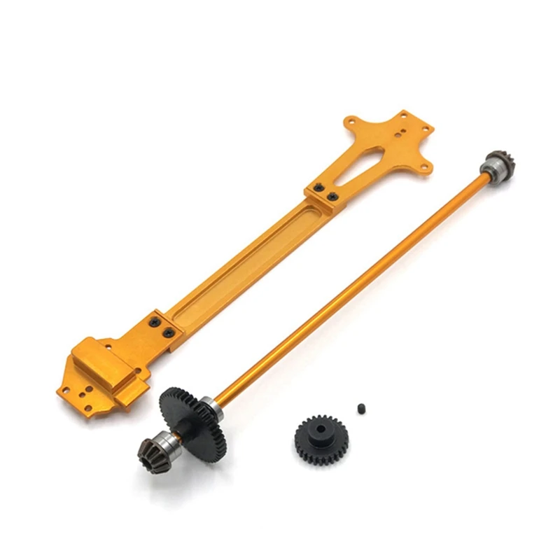 

Metal Second Floor Board and Central Drive Shaft Set for WLtoys 124016 124017 124018 124019 1/12 RC Car Upgrade Parts