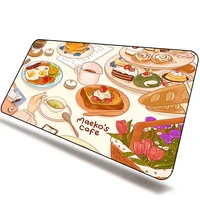 cute desk mat gaming mouse pad anime rubber keyboard mousepad gamer office accessories carpet cabinet pc mause kawaii large mats