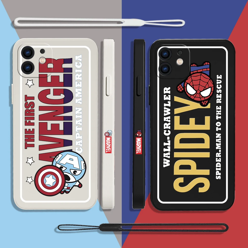 

Marvel's spider-man Phone Case For Samsung A53 A50 A12 A22S A52 A52S A51 A72 A71 A32 A22 A20 A30 A21S A11 4G 5G with Hand Strap