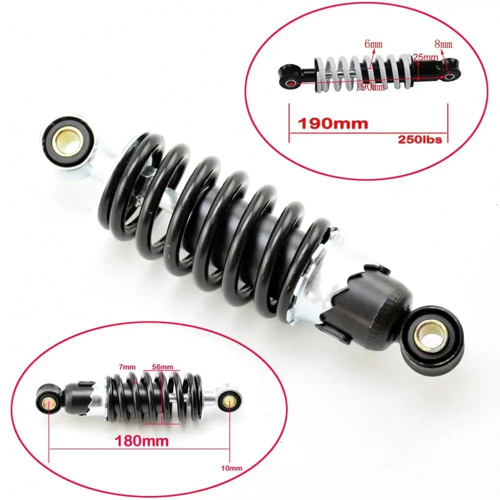 Амортизатор задняя подвеска 180 мм 190 мм для велосипеда Harley Drifter ...