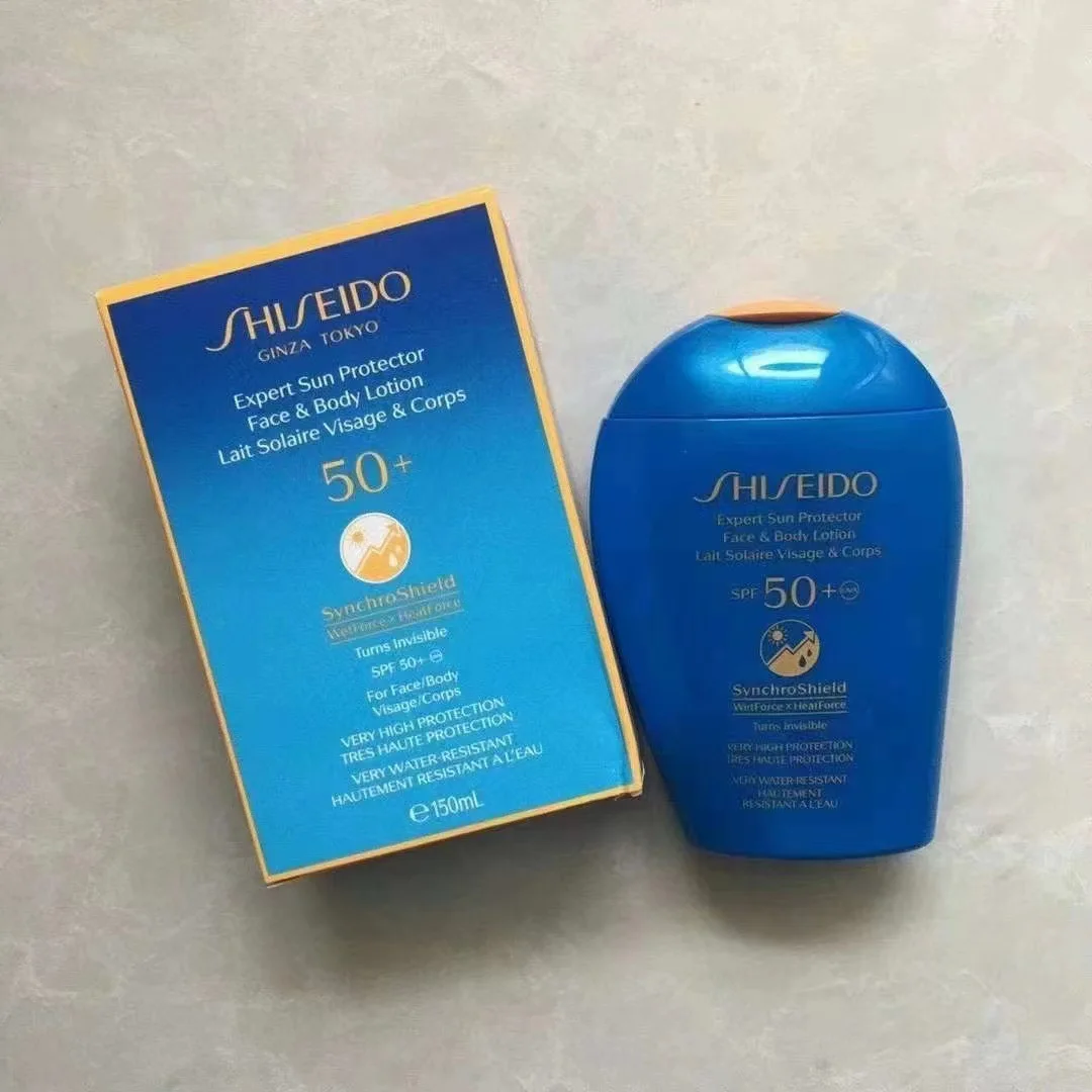 

Shiseido Blue Fat Man SPF50+ Sunscreen Cream SPF50 Men's And Women's Concealer Isolation Lotion Moisturizing Whitening Cream
