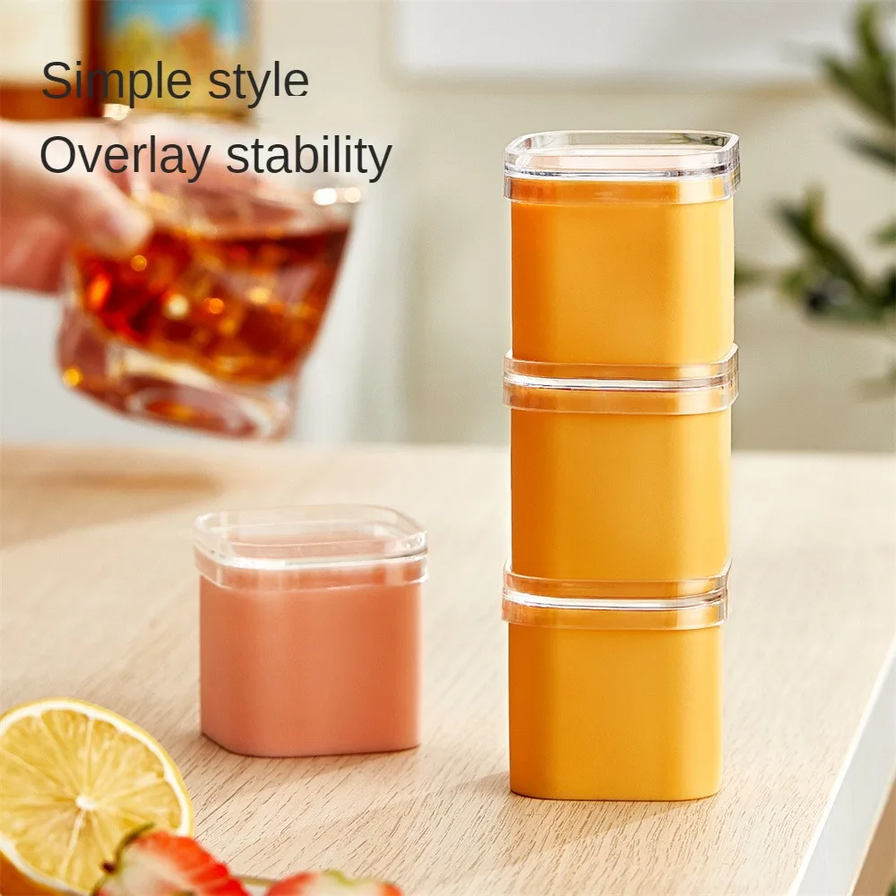 

Square Silicone Mold Household Ice Mould Large Whisky Frozen Ice Ice Container Kitchen Bar Tools Multifunctional Ice Storage Box