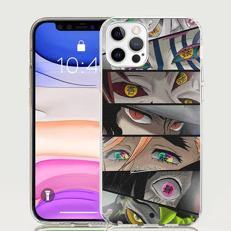 Demon Slayer Kibutsuji Muzan Phone Case For Apple Iphone 11 12 13 Mini 14 15 16 Pro Max 7 Plus X XS XR SE Art Customized Coque C