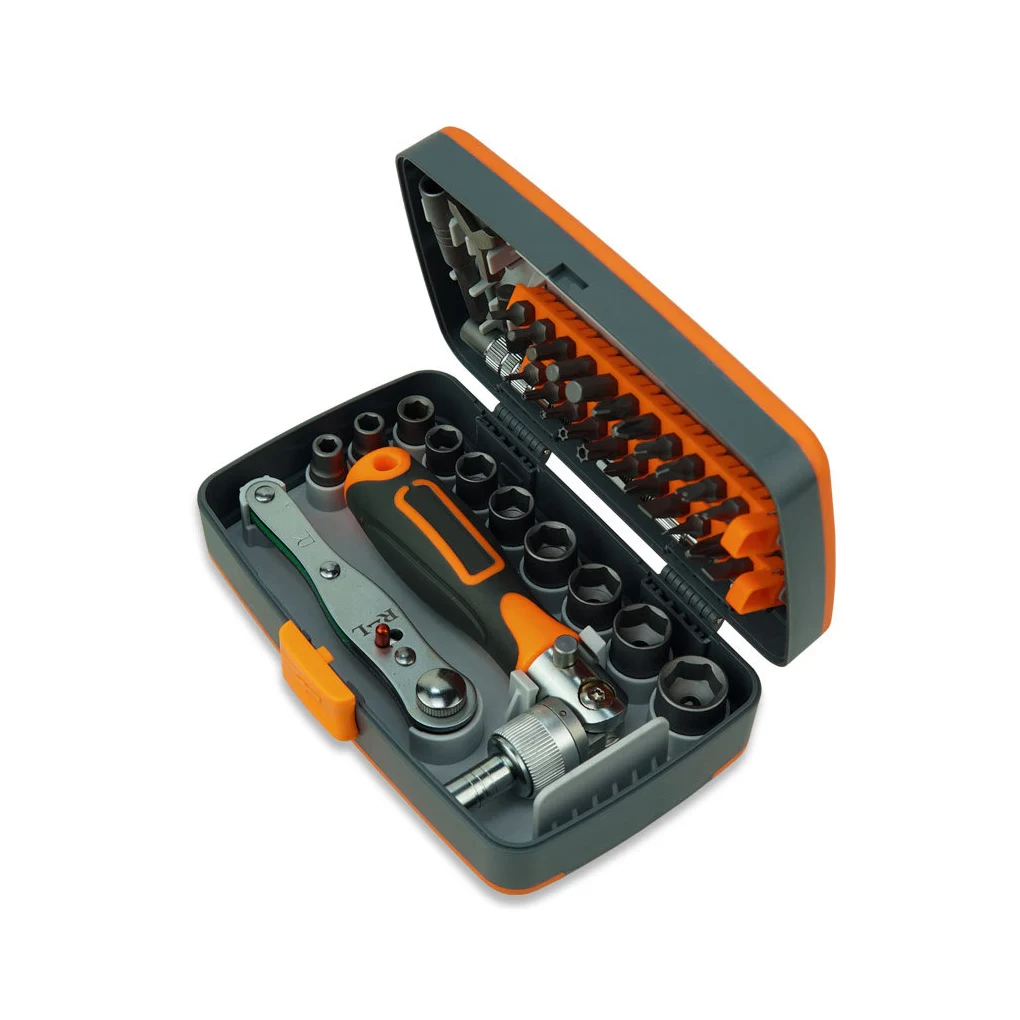 

Отвертка с храповым механизмом 38 шт./компл. 38 в 1, биты для рукоятки, работы, ремонта, деревообработки, гаечный ключ, Портативные Инструменты, ...