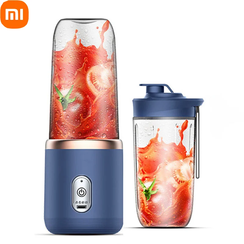 

Xiaomi портативная соковыжималка, блендер 300 мл, электрическая соковыжималка для фруктов, USB зарядка, соковыжималка для лимона, апельсина, фрук...