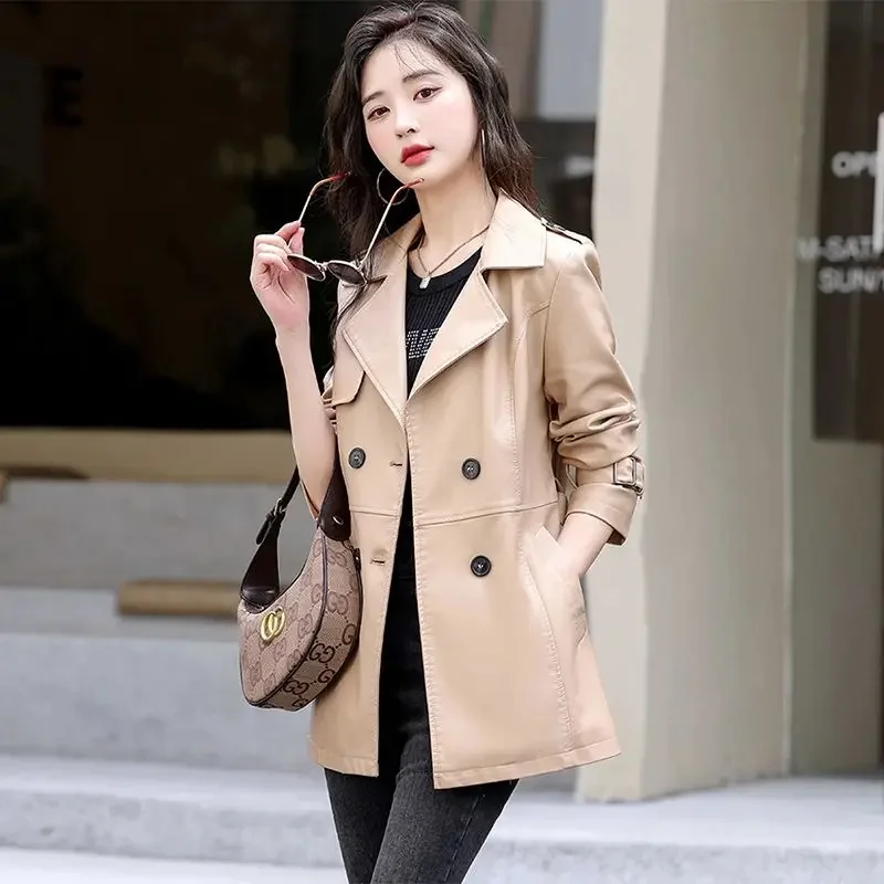 Рисунок 4 - Женский Длинный тренчкот из искусственной кожи