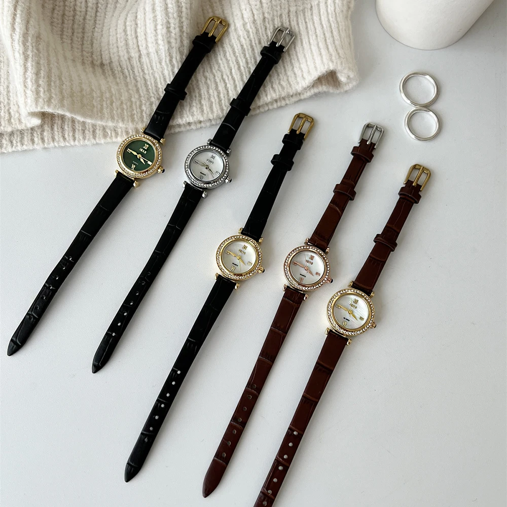 Новая мода IEKE в стиле ретро нишевый стиль Алмазный циферблат темпераментный