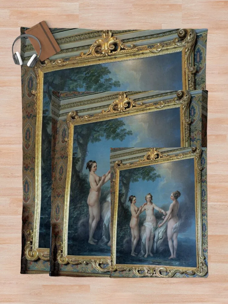r2363/Chateau de Chenonceau 5 peintre Van Loo — лесная одеяло Nesle Okaio Création Olavia-Olao 2020 плед