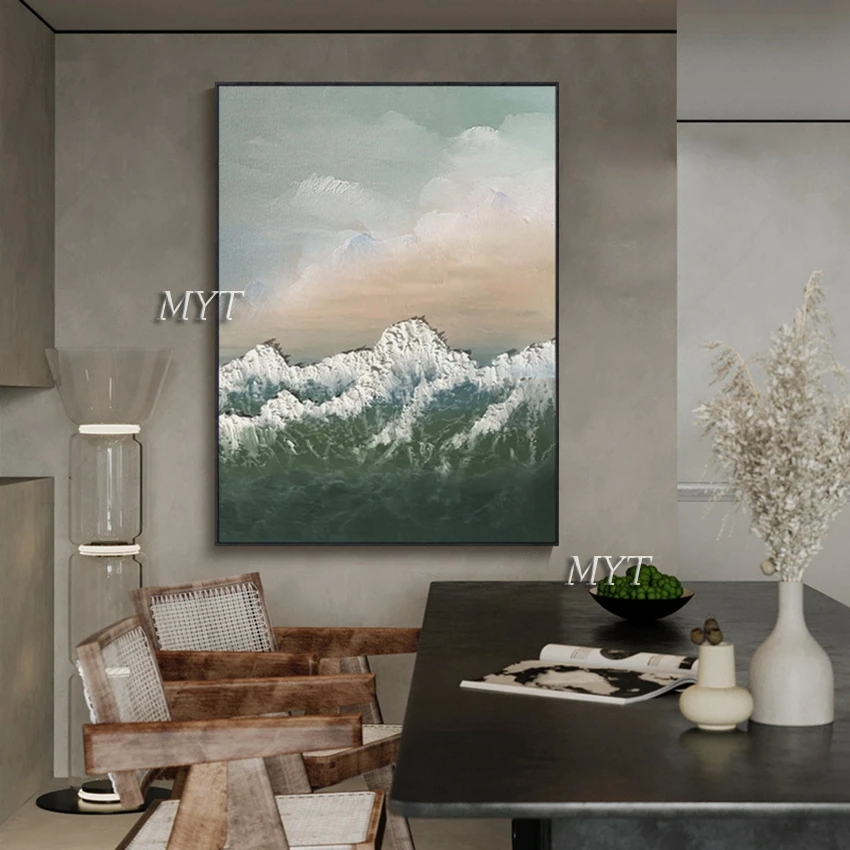 

Современное художественное полотно, толстая морская волна, акриловая фотокартина, Настенная картина для гостиной, домашний декор, художест...