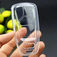 car transparent key shellcaseset for audi a3a4a5a6a7a8q3q5q7q8rsttfull package protectionlight and soft