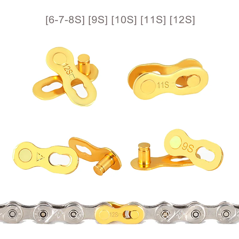 Комплект замков для велосипедной цепи комплект из 5 звеньев быстрого крепления