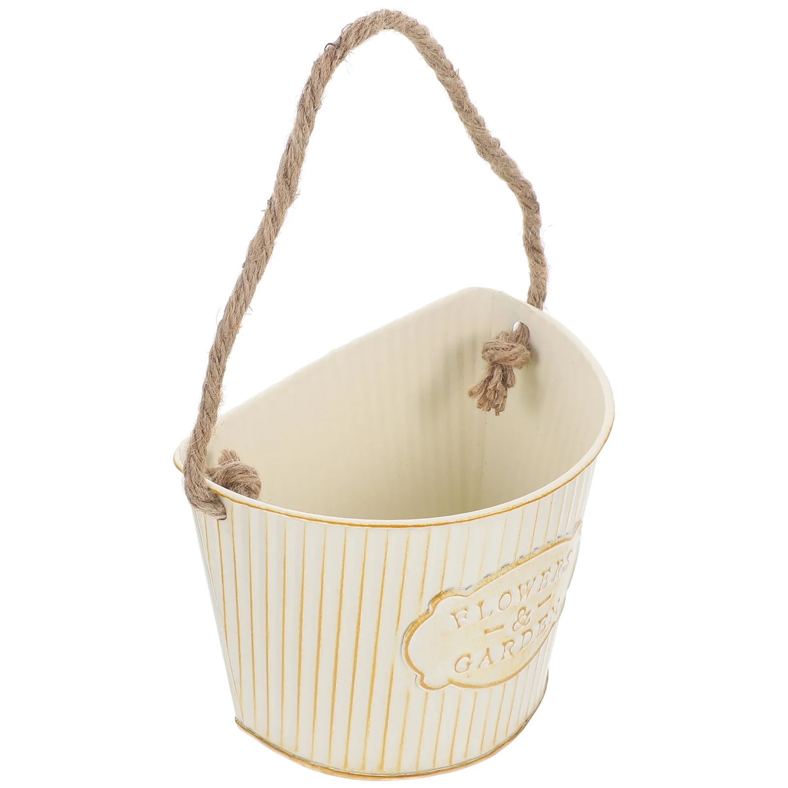 

Flower Pot Flowerpot for Garden Indoor Wall Mounted Plant White Hanging Planter