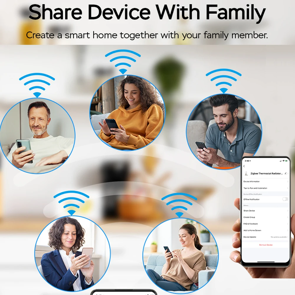 Программируемый Термостат Tuya Smart Zigbee С Радиаторным Клапаном И Дистанционным