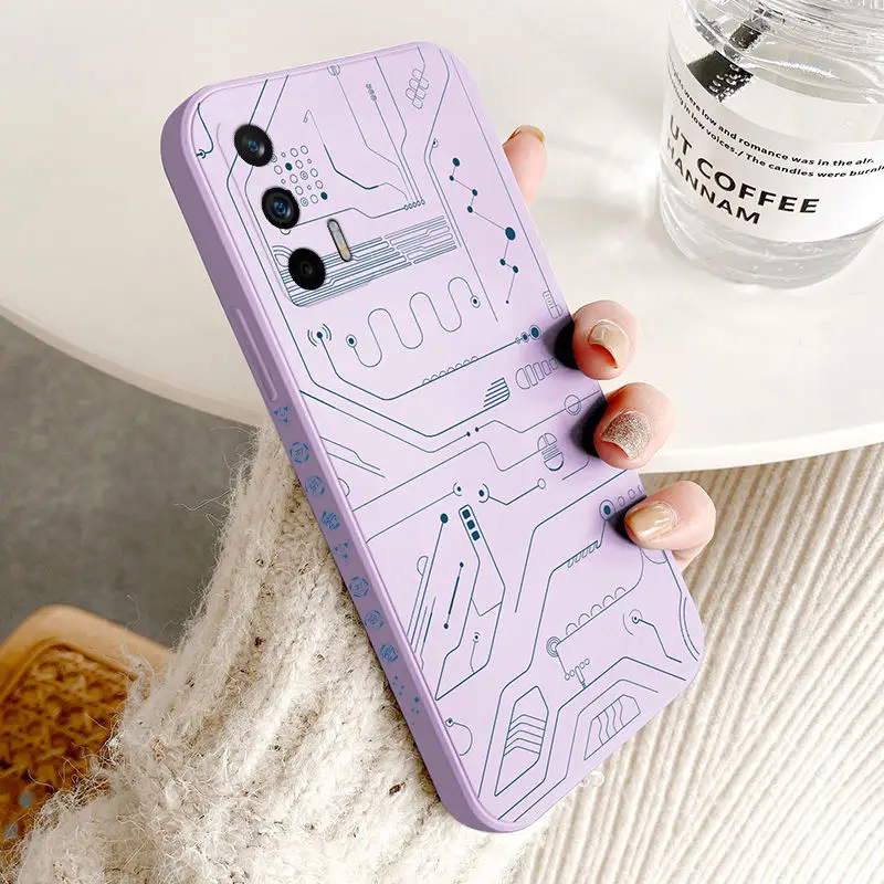 

For OPPO Realme GT Neo 2 Neo2 Mobile Phone Case Liquid Silicone Protective Cover Lens All-inclusive Soft Shell Matte Frosted