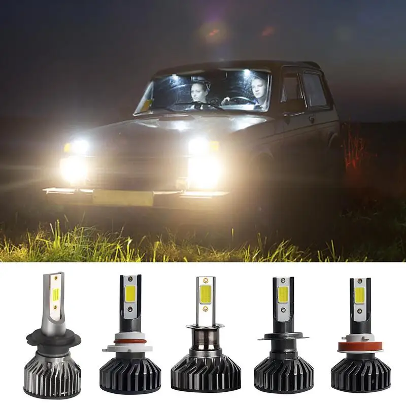 

Car LED Fog Lights Far And Near Beams LED Spotlight Fog Lamp Universal 12V Automobile Ultra Bright Integrated F3-COB Headlight