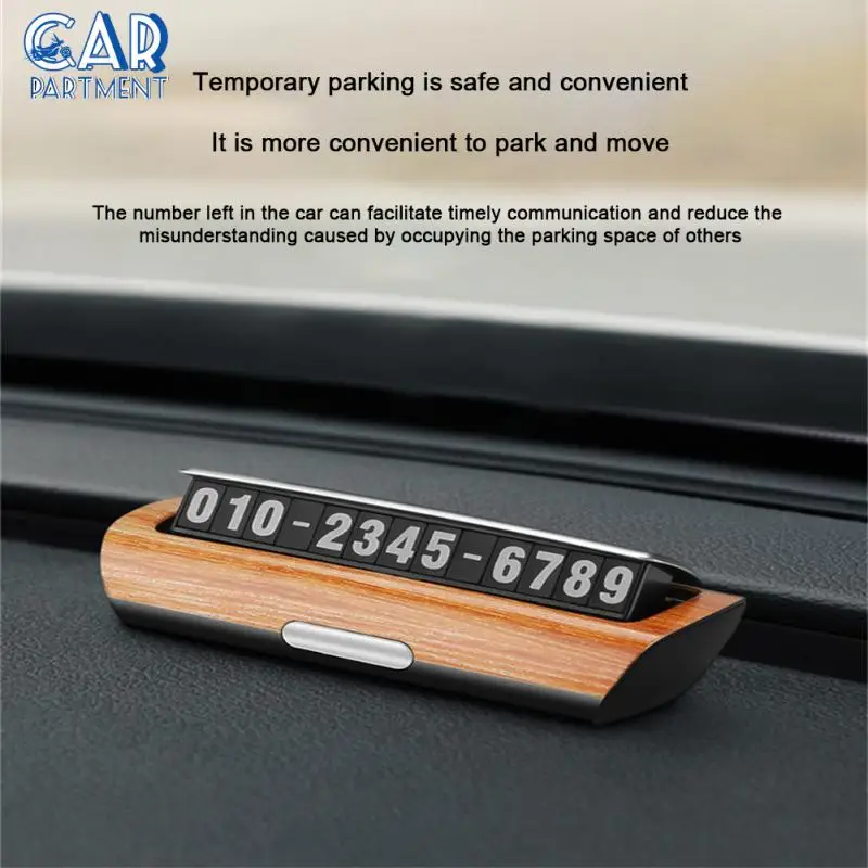 

Прочный телефон, табличка с номером, портативная Защита от солнца, светящиеся парковочные знаки, универсальный временный знак остановки, интерьер автомобиля