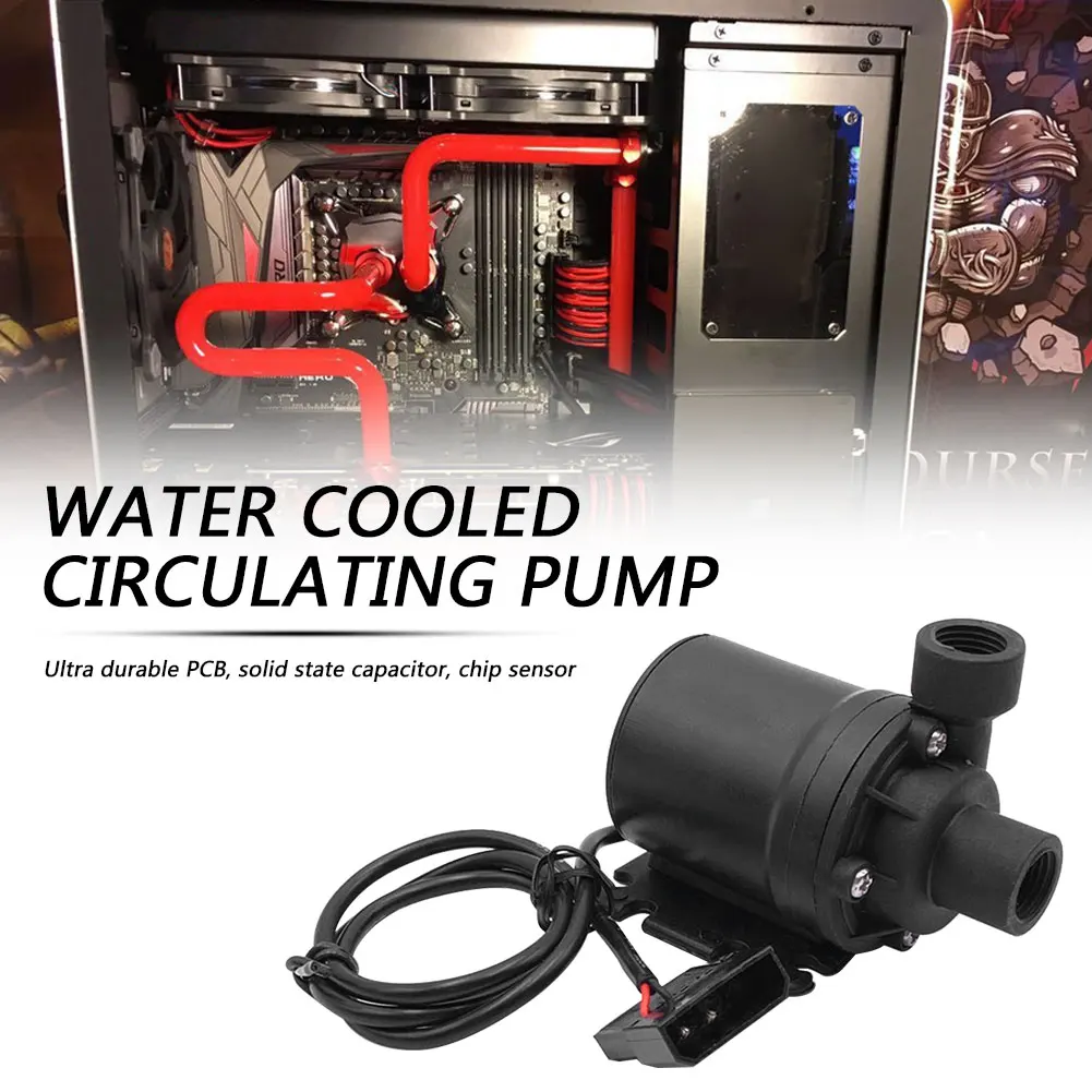 

Водяной насос Molex F9, 4-контактный разъем для процессора ПК, система охлаждения жидкости, 12 В, 9 Вт, G1/4