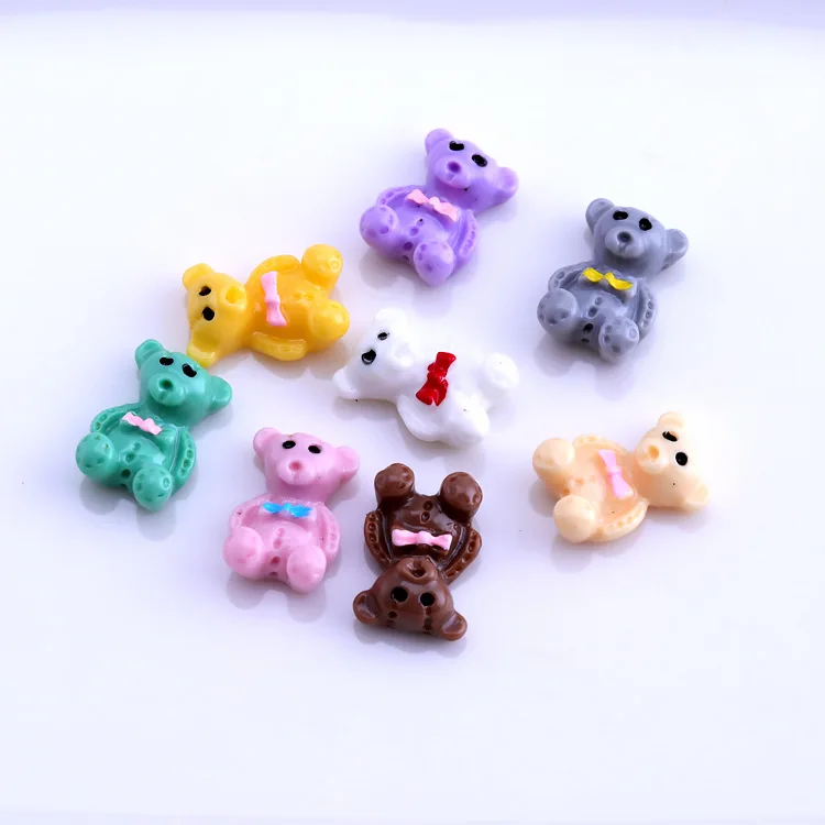 

Красота ногтей, искусственная отделка, трехмерный мишка тедди, Желейный клей, волшебный цвет, конфеты, украшение для ногтей, декоративный бр...