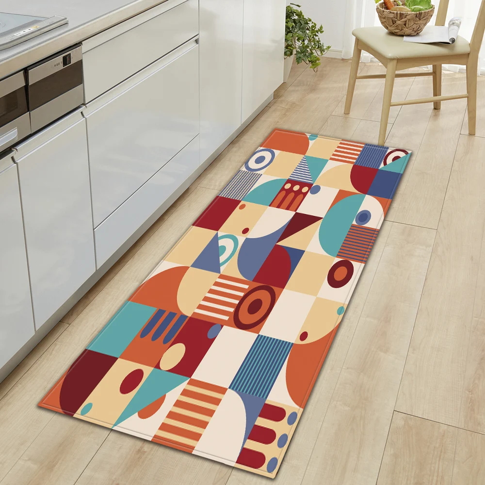 

Современный кухонный ковер, украшение для гостиной, спальни, коврик для ванной, балкона, двери прихожей, нескользящий коврик для ног