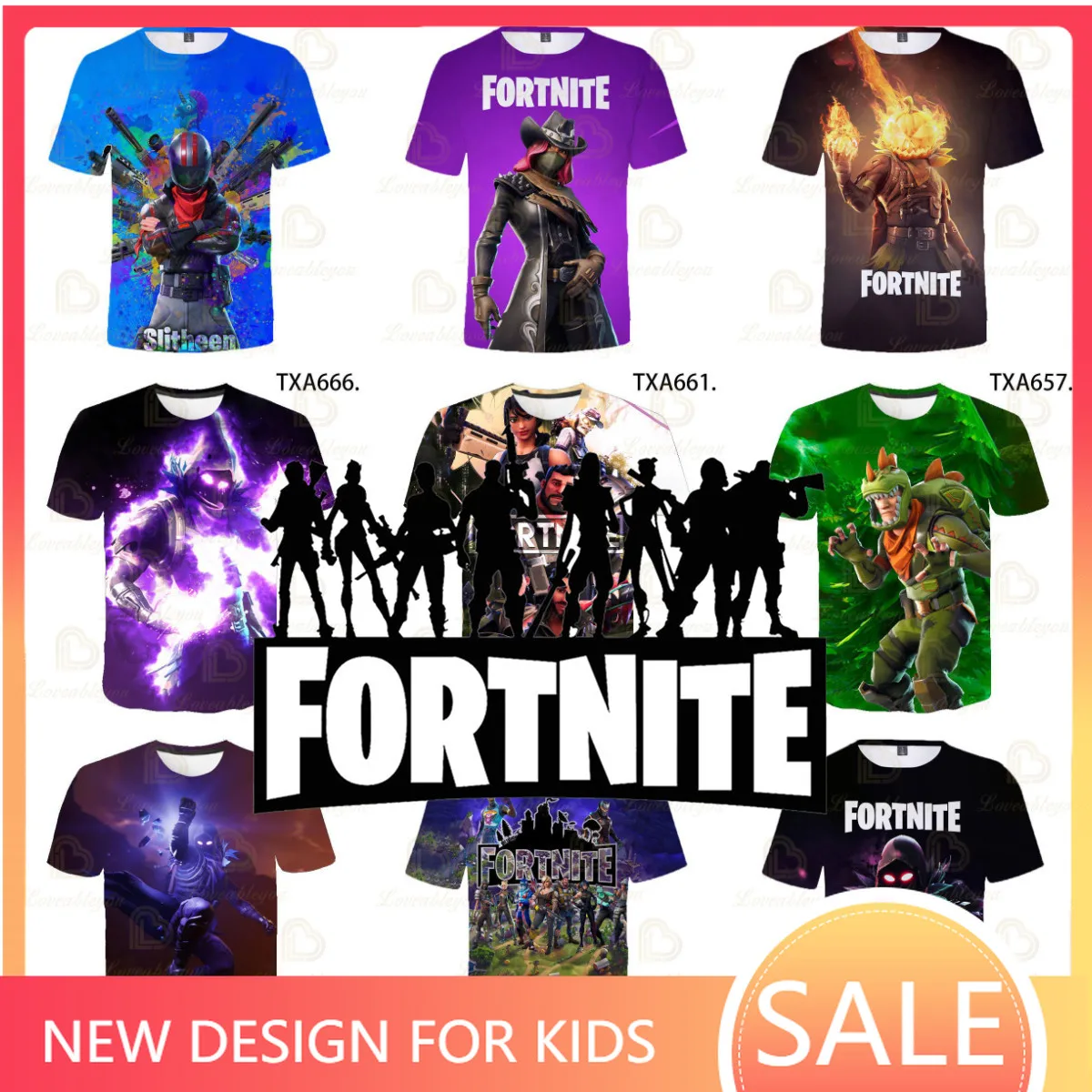 

3d Tshirt Fortnite Shoot Game Battle Royale Victory Sudaderas Children Kids Boys Girls Tops T-shirt Baby Clothes