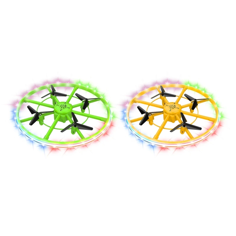 

Happyy baby Mini Helicopter UFO RC Drone Creative Remote Control Aircraft Kid Flayaball Toys One Key Take Off/Landing