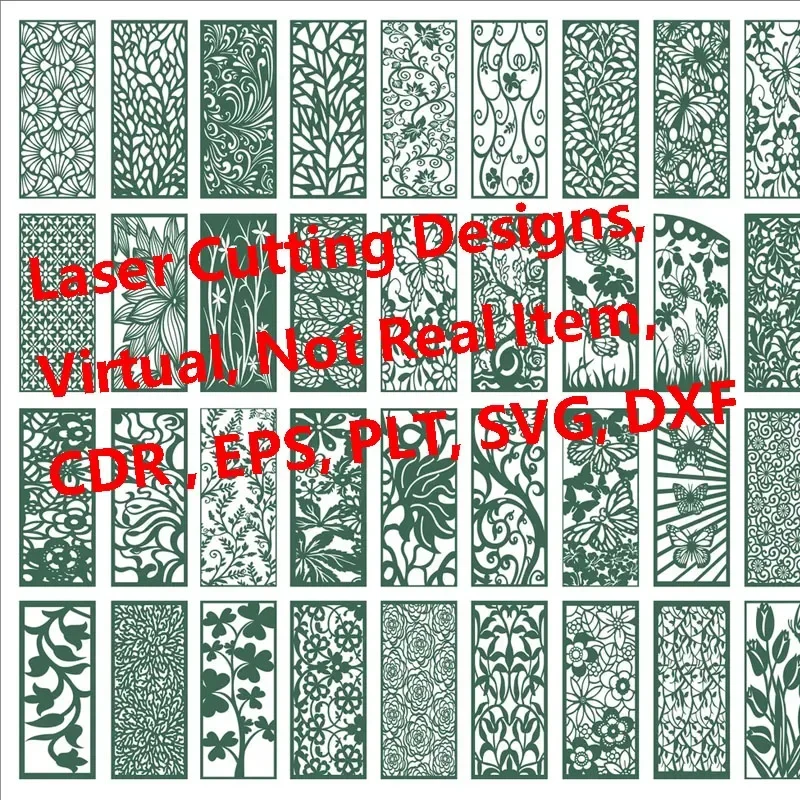 400 шт. файлы DXF CDR EPS SVG Formats 2023 Новая перегородка для комнаты панель трафарет окно с