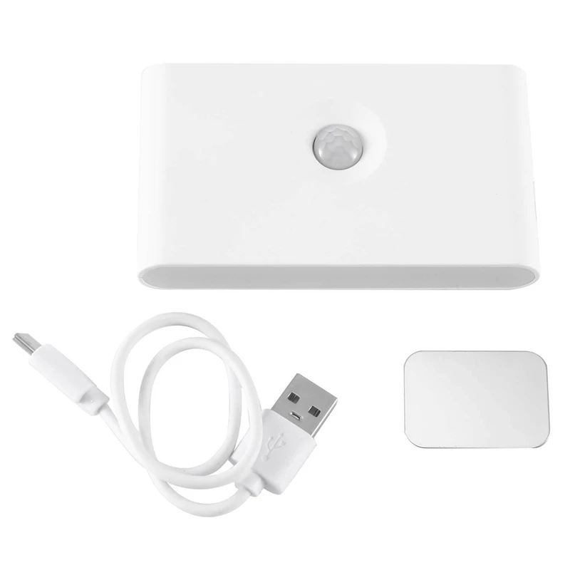 

LED Induction Night Light Magnetic Corridor Cabinet Night Light Wireless USB Charging Human Body Induction Wall Light