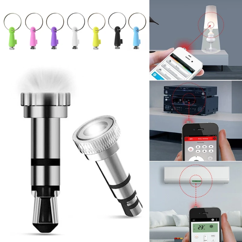 Серебристый разъем 3 5 мм ИК-инфракрасная беспроводная связь для