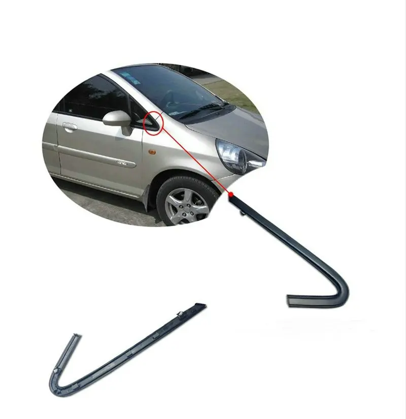 

Applicable to Civic 2006-2011 Front triangular glass outer trim strip Triangle window outer pressure strip
