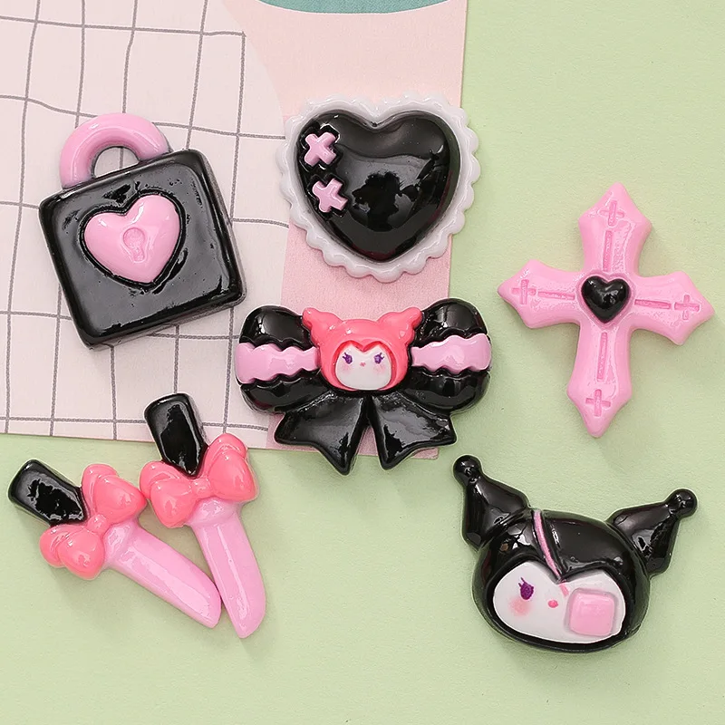 5 шт. подвесок Kuromi из смолы