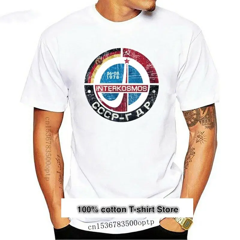 

¡Nuevo seltene Gegenstnde! Camiseta de Interkosmos, programa espacial ruso, Unión soviético, Ddr