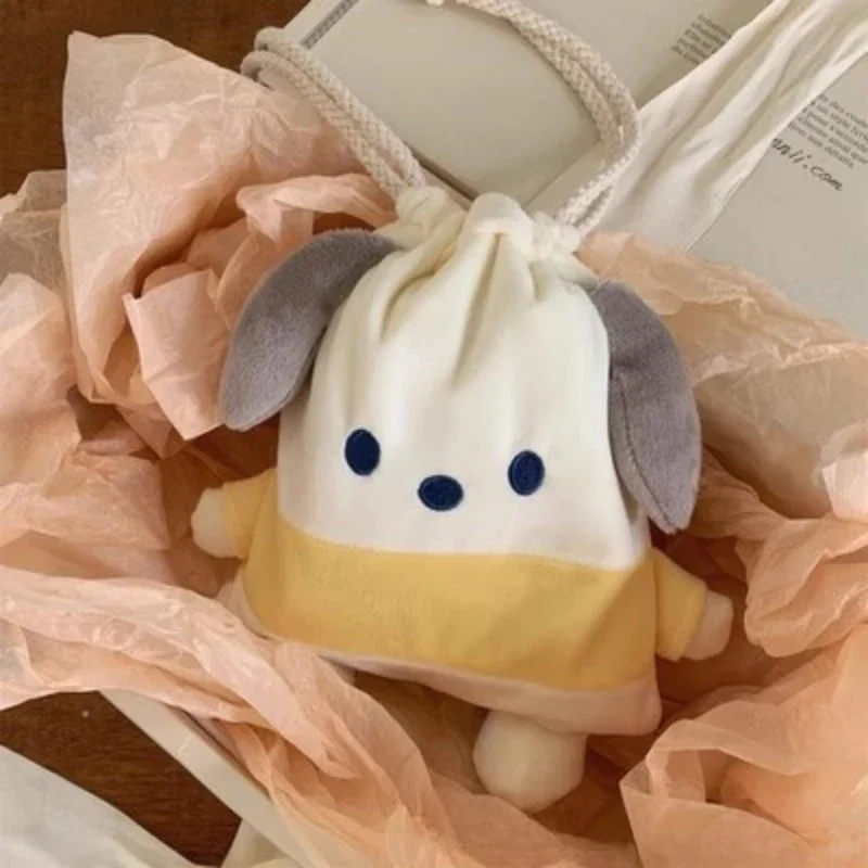 Sanrio Pochacco плюшевый кошелек для монет с героями мультфильмов милая мягкая