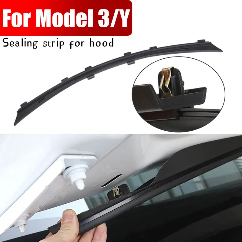 

Futhope Front Chassis Cover Model3Y Water Strip For tesla Tesla Model 3 Y Air inlet protective cover modification accessories