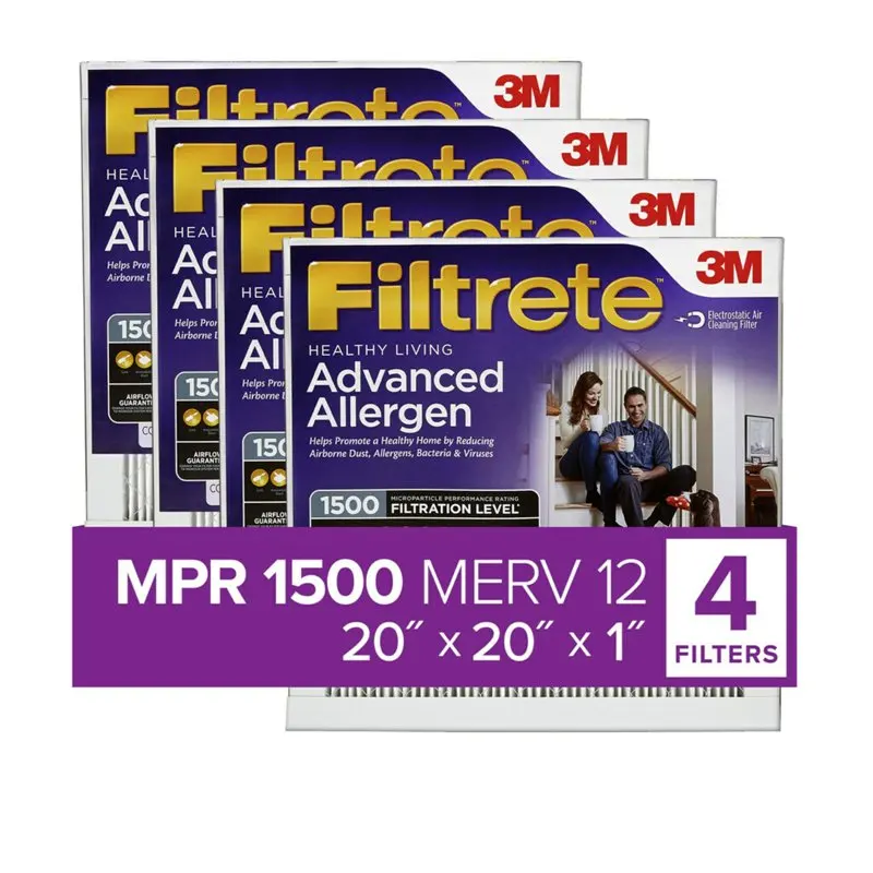

Healthy Living Advanced Allergen Reduction HVAC Furnace Air Filter, 1500 MPR, 1 Filter