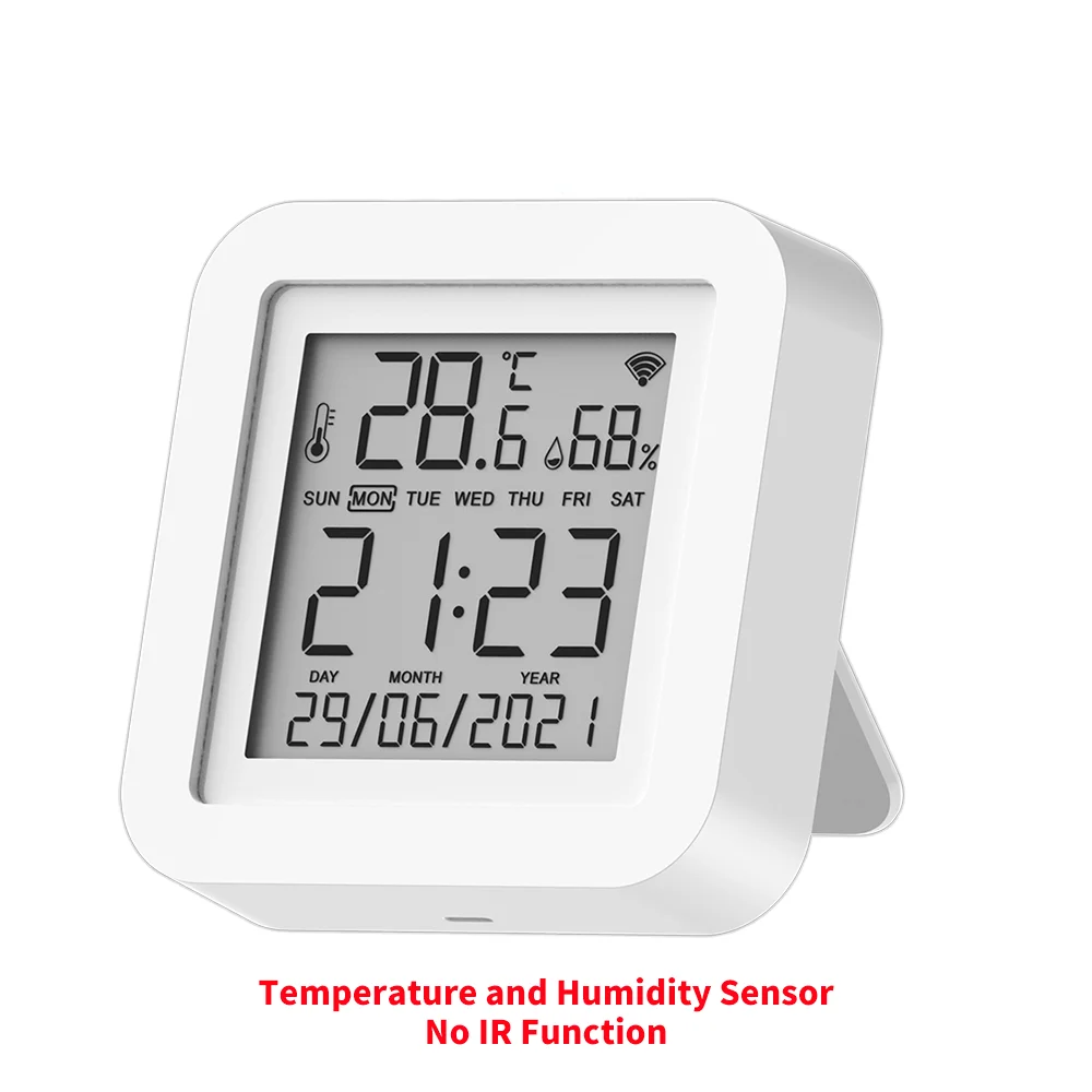 

Датчик температуры и влажности Tuya Wi-Fi для умного дома, термометр, гигрометр с поддержкой Alexa и Google Assistant