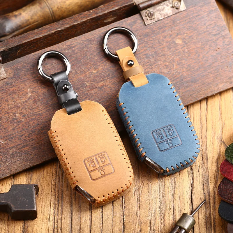 

Кожаные чехлы для автомобильных ключей, 7 кнопок, пульт дистанционного управления, защитный чехол для Kia Carnival 2020 2021