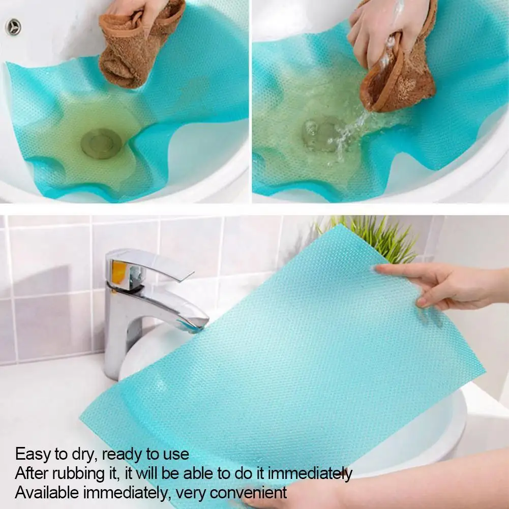 4 Pieces of Cabinet Mat Refrigerator Can Be Cut Clean to Easy Heat Anti-fouling Insulation Waterproof G1A8 |