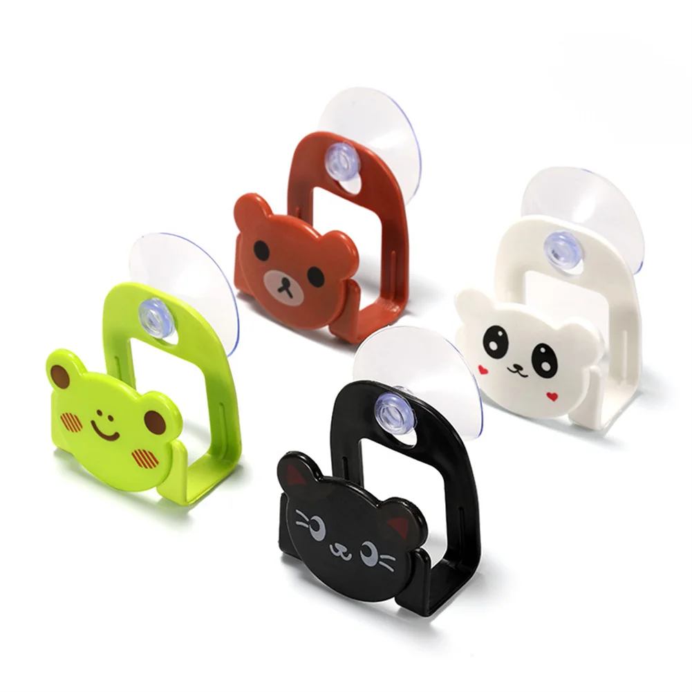 

Kitchen Sponges Holder Self Adhesive Sink Sponges Drain Drying Rack Wall Mounted Cartoon Storage Holder Kitchen Sink Accessories
