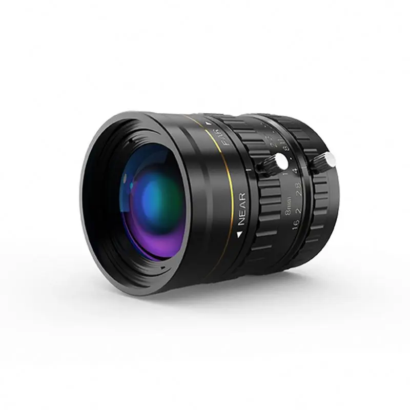 

2/3" F1.6-22 Focal Length 8mm Low Distortion C Mount Lens For Camera