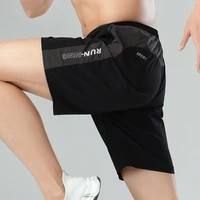 reflective print shorts breathable mens running shorts loose beach shorts fitness sports shorts casual quick dry gym clothing