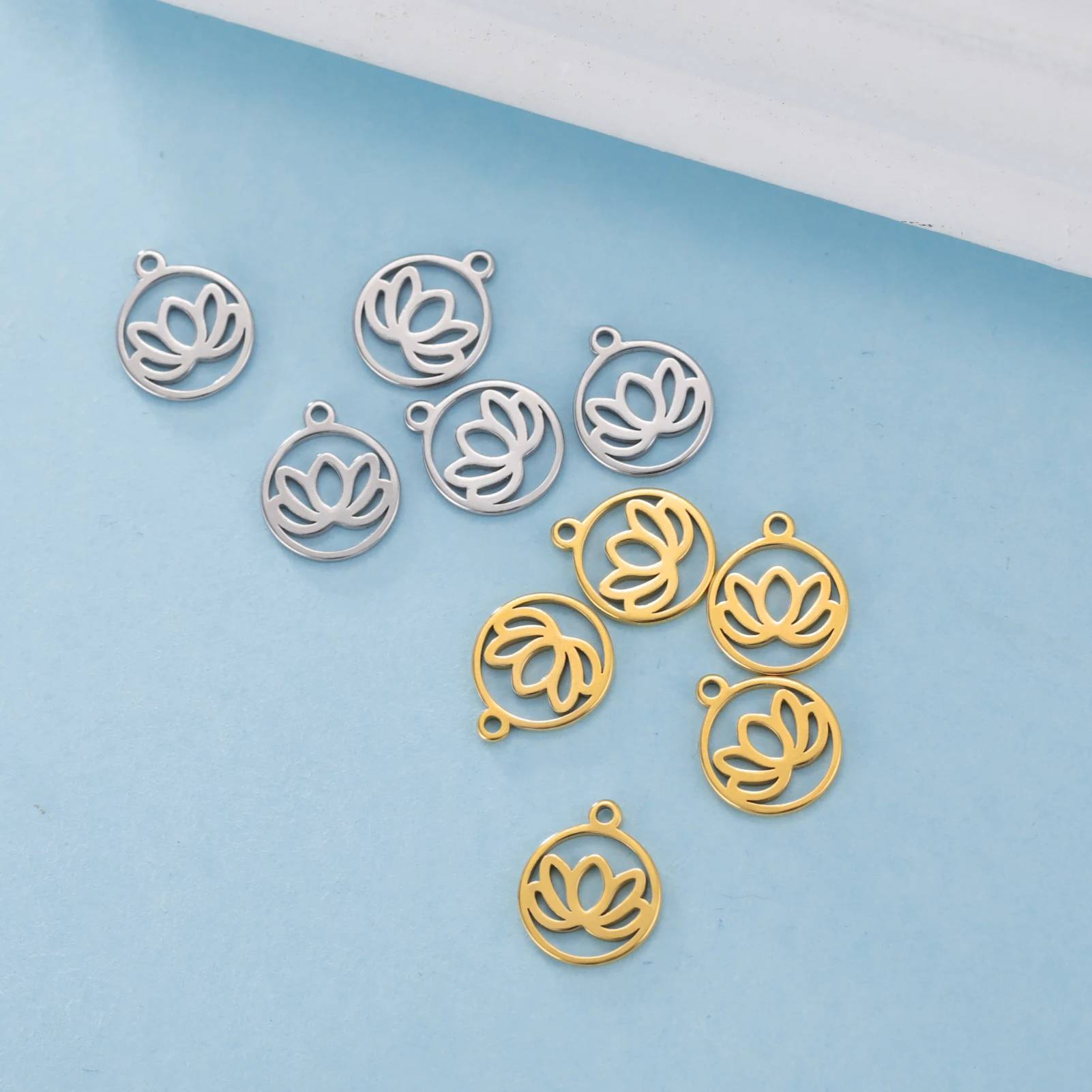 Подвеска в виде цветка лотоса LIKGREAT 5 шт